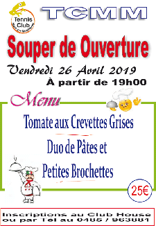 souper ouverture 2019 2